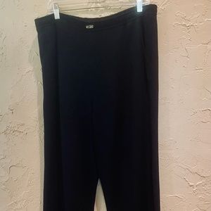St. John Sport Black Jersey knit pants